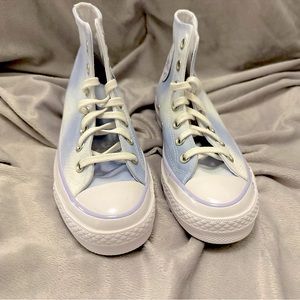 Chuck Taylor Blue Watercolor Hi Tops